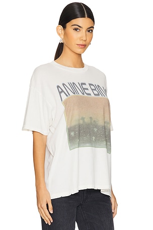 ANINE BING Cade Mushrooms Tee in White