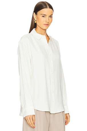 ANINE BING Braxton Shirt in Ivory