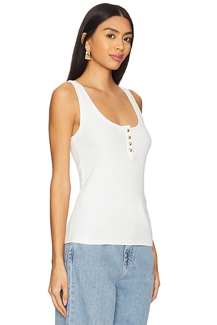 ANINE BING Alessia Tank in Ivory