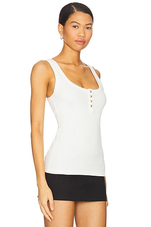 ANINE BING Alessia Tank Top in Ivory