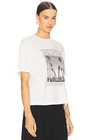 ANINE BING Louis Bing Tour Tee in White