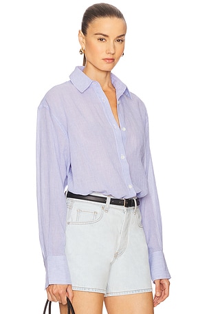 ANINE BING Plaza Shirt in Blue