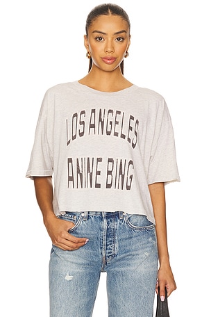 T-SHIRT CROPPED JOHNNY ANINE BING