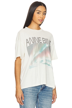 ANINE BING Cade Northern Lights Tee in White