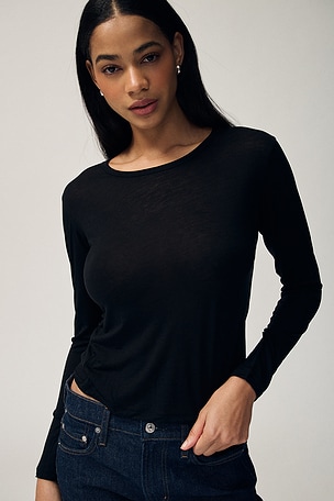 SYLVIE 긴팔 티셔츠 ANINE BING