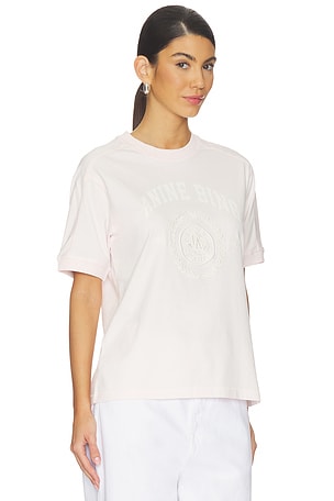 ANINE BING Walker Collegiate Tee in Pink