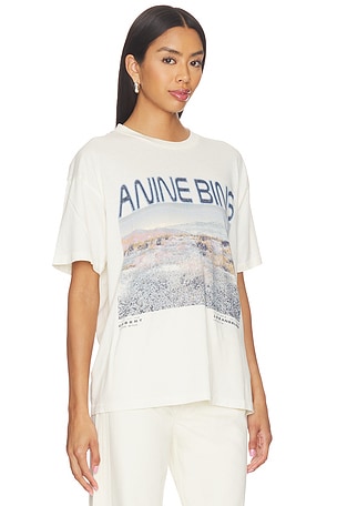 ANINE BING Cade Wildflowers Tee in Cream