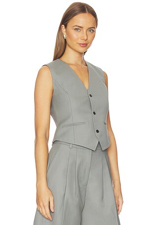 ANINE BING Mario Vest in Grey