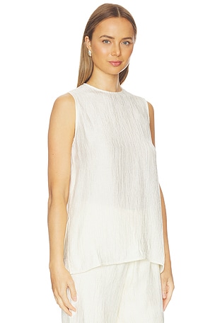 ANINE BING Malia Top in Cream
