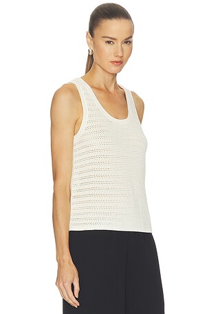 ANINE BING Arie Tank in Ivory