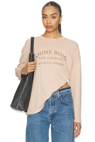 Ivan Long Sleeve Melrose Stencil ANINE BING