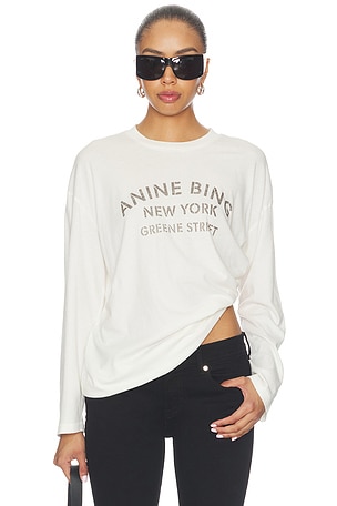 Ivan Long Sleeve New York Stencil ANINE BING