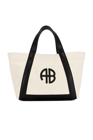 ANINE BING Small Cara Tote in Tan