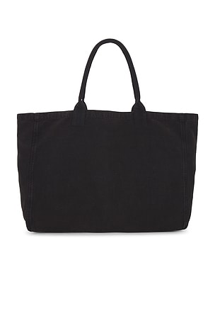 ANINE BING Leo Canvas Tote in Black