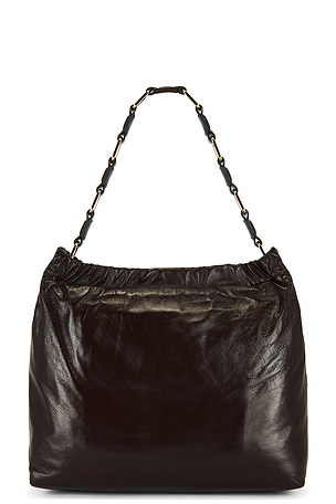 ANINE BING Kate Shoulder Bag in Burgundy