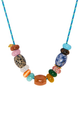 ANNI LU Poolside Necklace in Blue