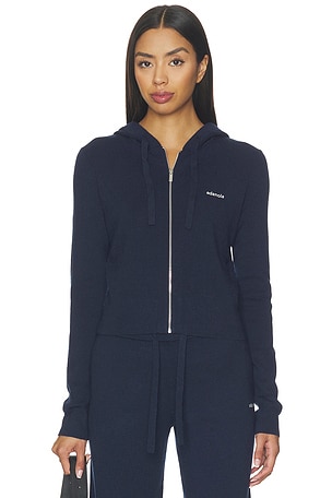 Knit Zip Up Hoodie Adanola