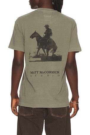 Austin Post x Matt Mccormick Among The Low Light Standard Tee in Green