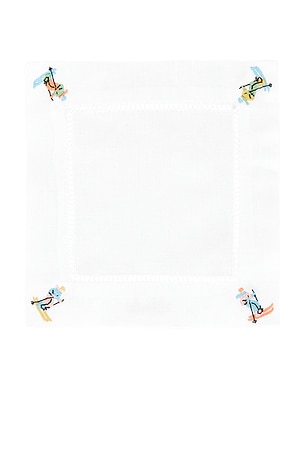 Abbode Skier Napkin