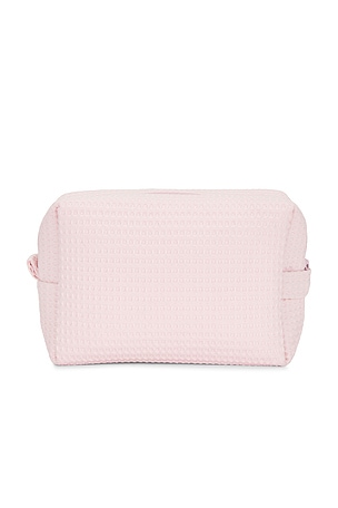 Abbode Out Of Office Waffle Pouch in Blush
