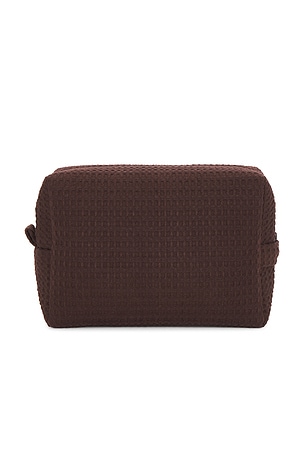 Abbode New York City Waffle Pouch in Chocolate
