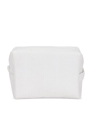 Abbode July 4th Heart Flag Waffle Pouch in Cloud