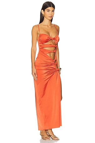Ancora Auric Dress in Burnt Orange