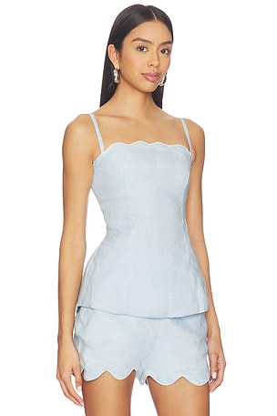 Ancora Yavira Top in Baby Blue