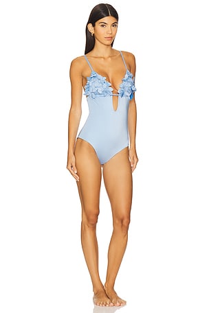 Ancora Edenic One Piece Swimsuit in Blue. Size XS. Also