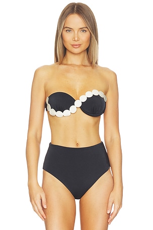 Ancora Corfu Bikini Top in Black