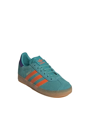adidas Originals Kids Gazelle Sneaker in Teal