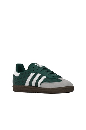 adidas Originals Kids Samba Og in Dark Green. Size 1. Also