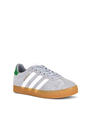 adidas Originals Kids Gazelle Sneaker in Grey