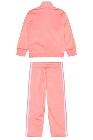 adidas Originals Kids Firebird Tracksuit in Coral