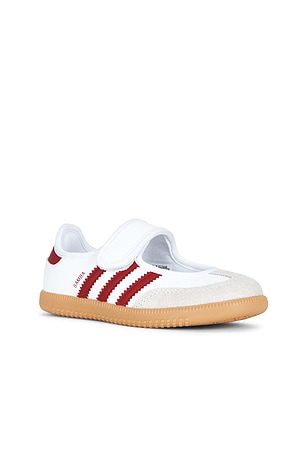 adidas Originals Toddler Samba Jane Flat in Red