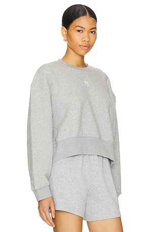 adidas Originals Essentials Crew Sweatshirt in Grey