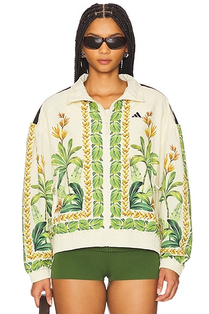 adidas Originals X Farm Premium Jacket in Ivory