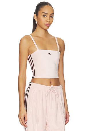 adidas Originals Terry Towel Tank Top in Pink