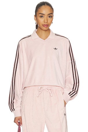 Terry Towel V Neck Top adidas Originals