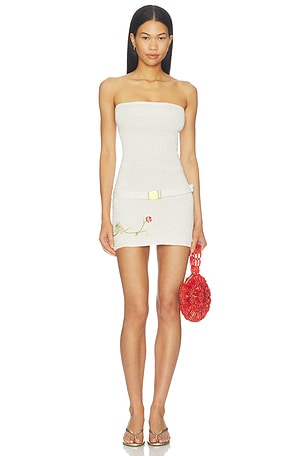 Gisele Mini Embroidered Dress ASTA RESORT
