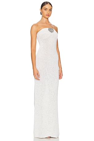 Asta Resort Chiara Column Dress in Ivory