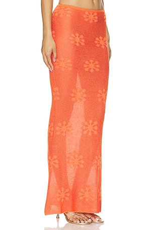 Asta Resort Nina Skirt - Sunset in Orange