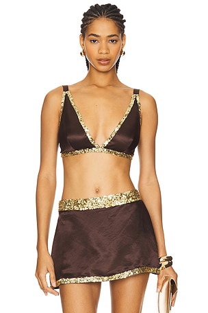 Celene Hand Beaded Bralette Asta Resort