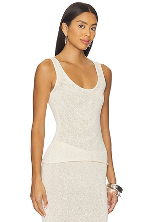 ASTA RESORT Ana Top in Ivory