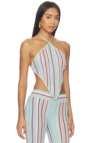ASTA RESORT Marielle Top in Green. Size XS/S. Also