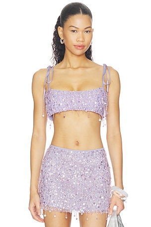Yasmin Hand Beaded Tie Bralette ASTA RESORT