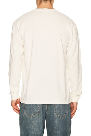Afield Out Garden Long Sleeve Tee in White