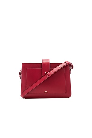 レディースバッグ A.P.C. アーペーセー Albane レザーショルダーバッグ 