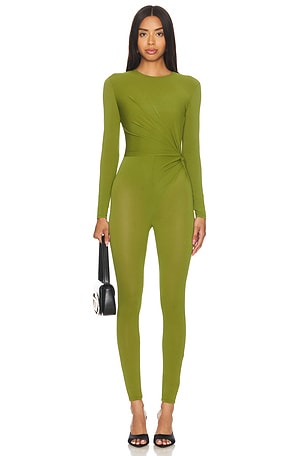 Long Sleeve Twist Catsuit Alex Perry
