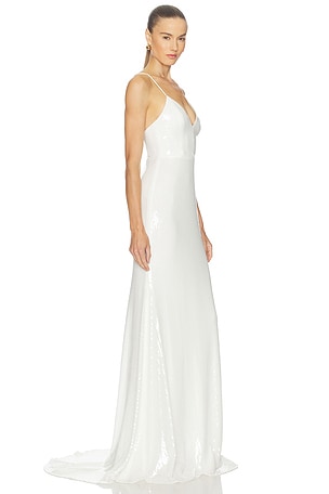 Alex Perry Bikini Gown in White